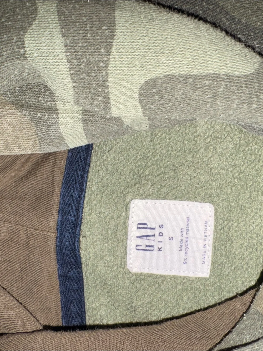 GAP Kids Hoodies - Red & Green Camo